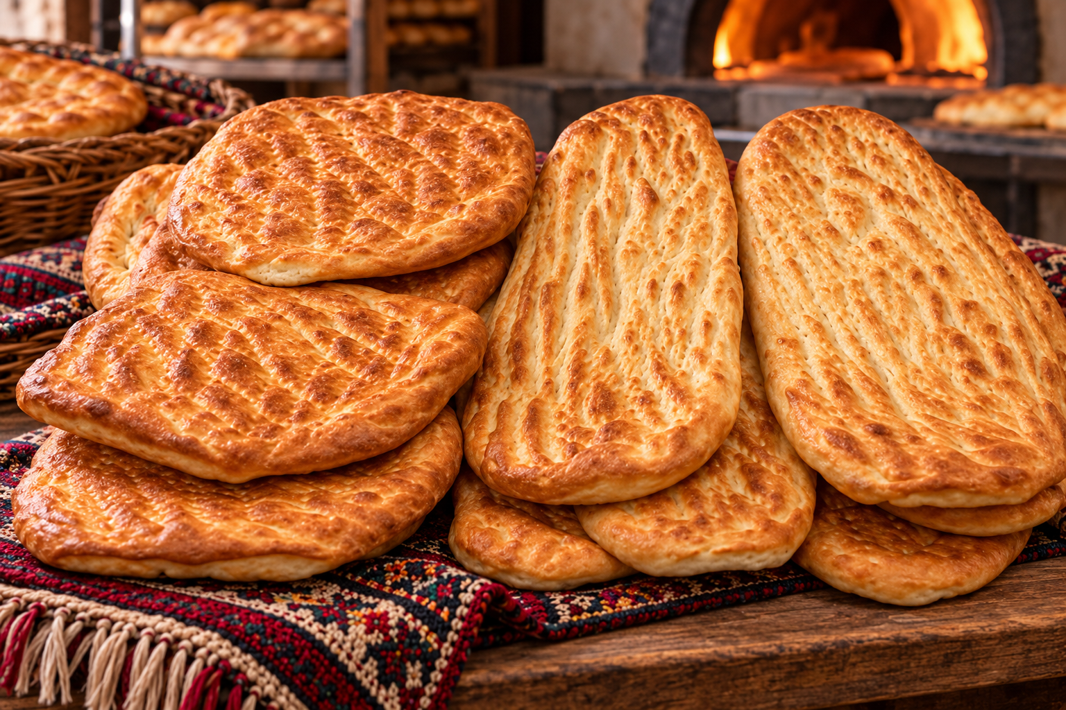 Roghani Naan (Traditional Afghan Bread)